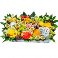 סלסלת פירות רומנטיים סלסלת פירות רומנטיים